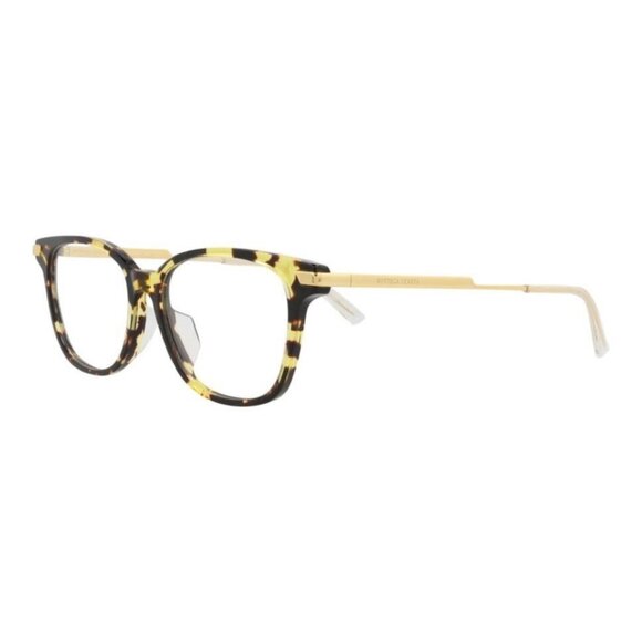 Bottega Veneta Womens Square/Rectangle Havana Gold Transparent Fashion Designer - Picture 1 of 4